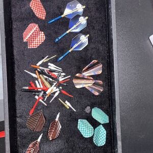 Throwing Darts Flights Shafts Set Professional Game Dart Flights Shafts mix 3836